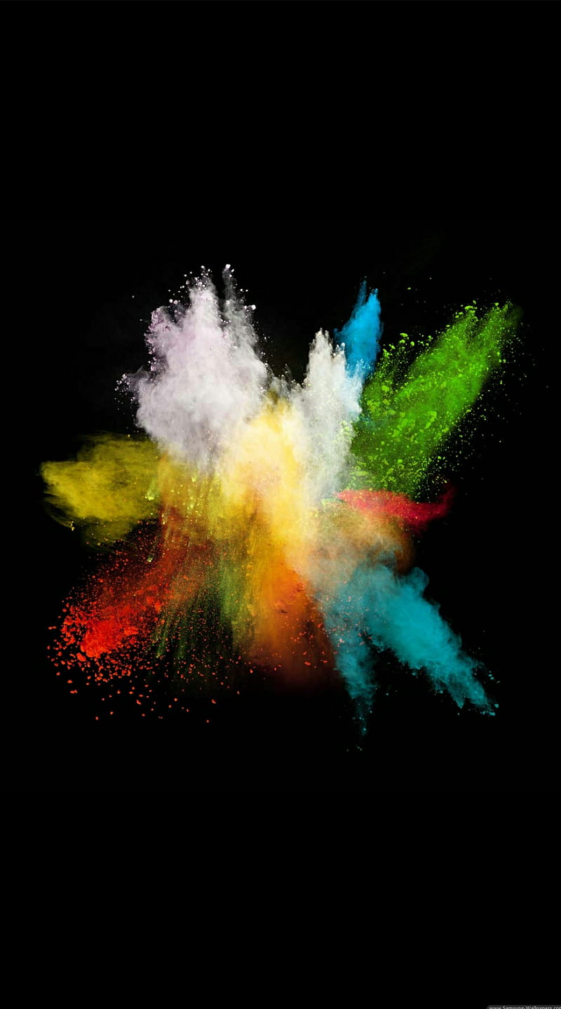 Color Boom, dust, oled, powder, HD phone wallpaper | Peakpx