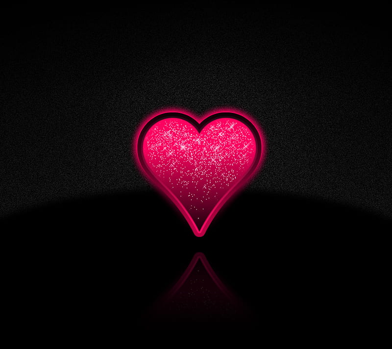 Heart, black, red, HD wallpaper | Peakpx