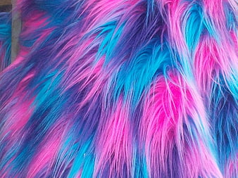 Texture, pink, blue, fur, HD wallpaper | Peakpx