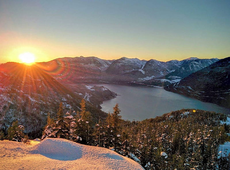 Squamish, BC, mountain, cool, nature, sunset, fun, HD wallpaper