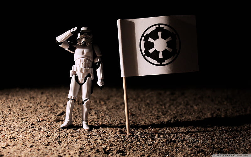 greetings from the moon-Imperial Stormtrooper series, HD wallpaper