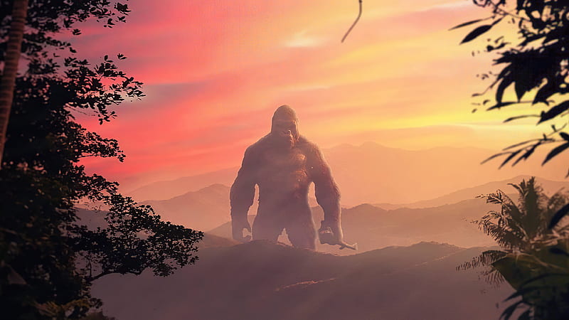 Godzilla Vs Kong Fanmade Poster , godzilla-vs-kong, movies, 2021-movies, HD wallpaper