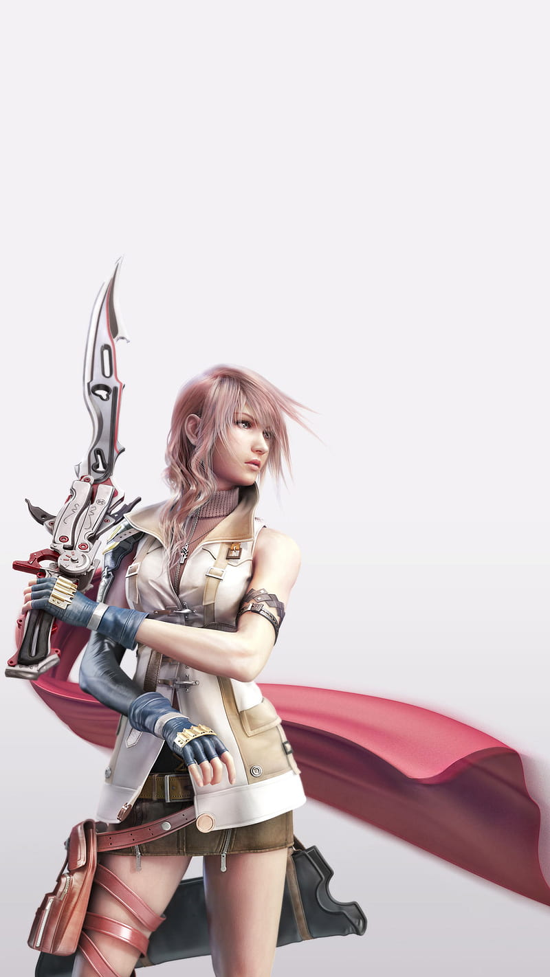 Final Fantasy XIII, lightning, HD phone wallpaper