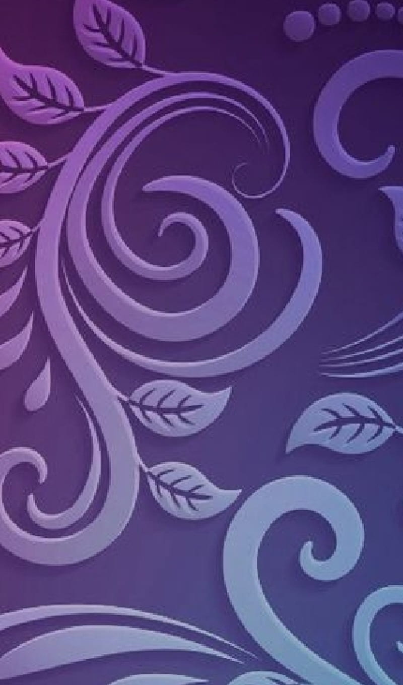 paisley Purple , abstracts, happy, HD phone wallpaper