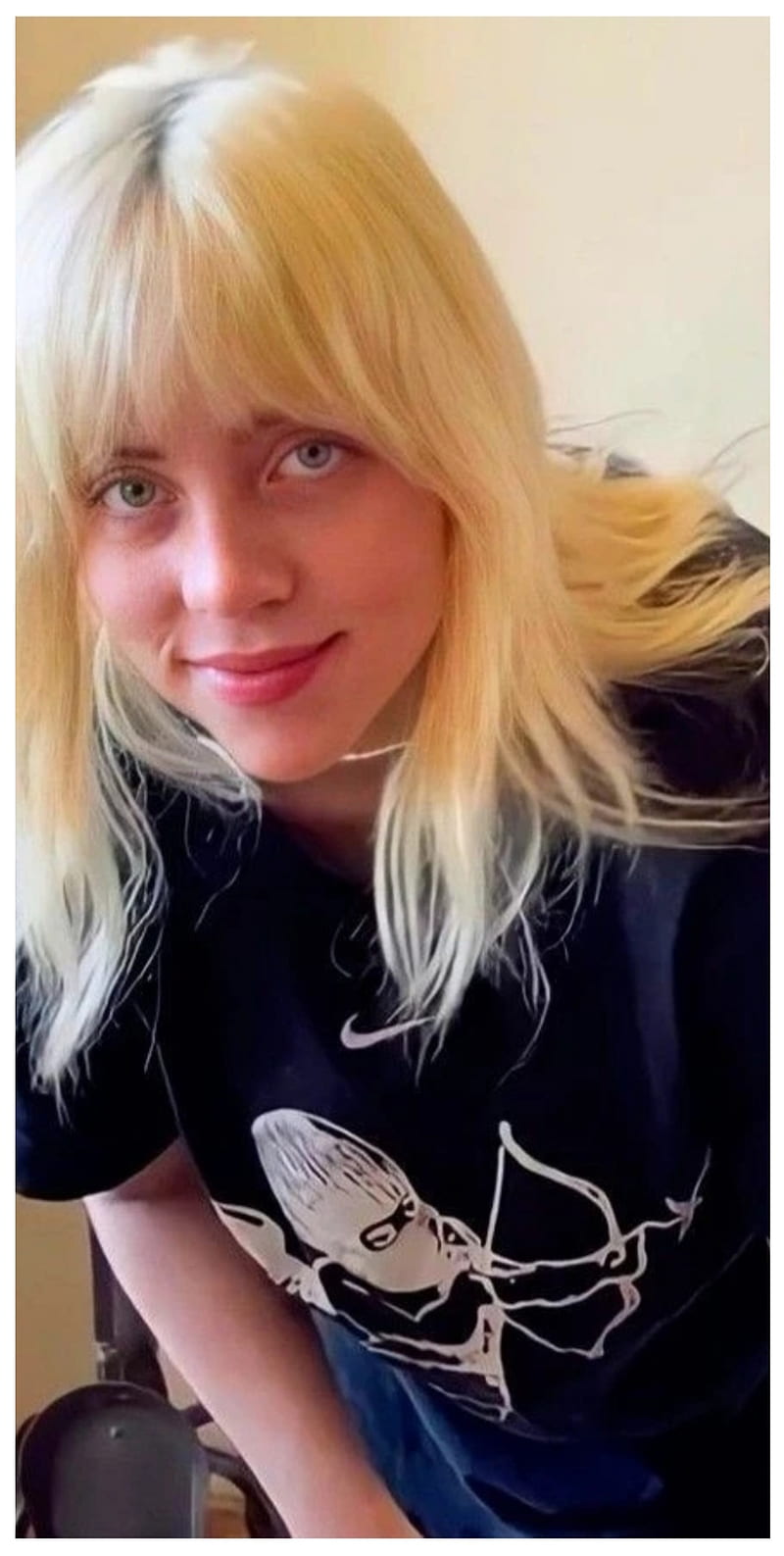 Billie Eilish, billie blonde hair, cute billie, HD phone wallpaper