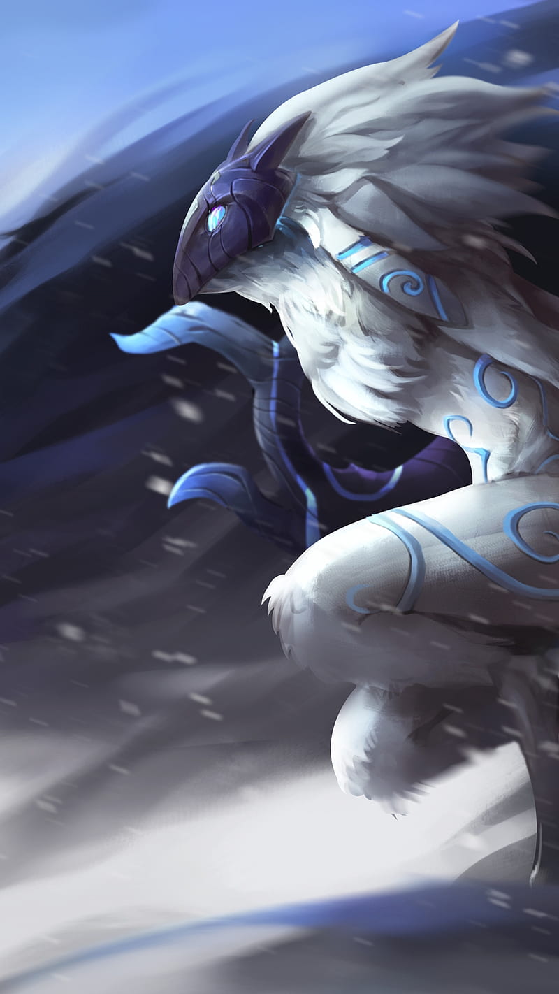 Kindred, drawn, game, league of legends, lol, moba, HD phone wallpaper