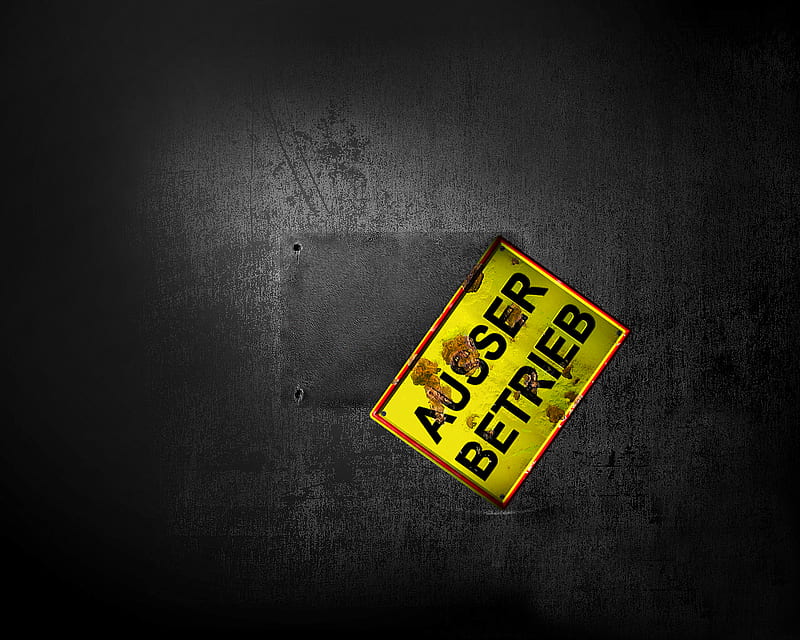 Out of Order, label, auser betrieb, information sign, HD wallpaper
