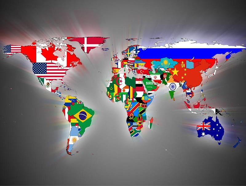 Mundo, naciones, colores, banderas, Fondo de pantalla HD | Peakpx