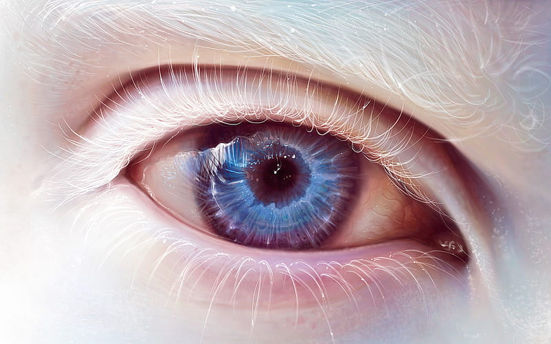 Blue Eye Art, blue, eye, art, artist, HD wallpaper