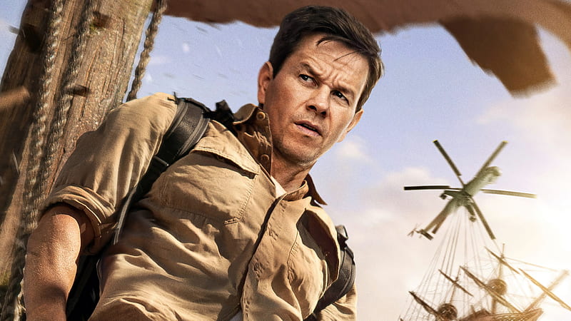Uncharted Mark Wahlberg 2022 Movie Poster, HD wallpaper