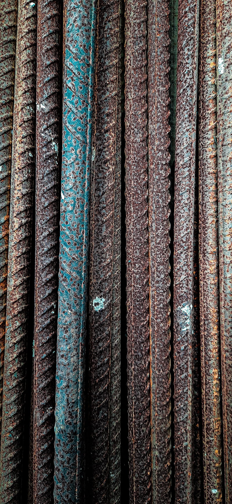 Metal rod , background, background, black, blue, brown, dark, gray, gris, nature, pattern, HD phone wallpaper