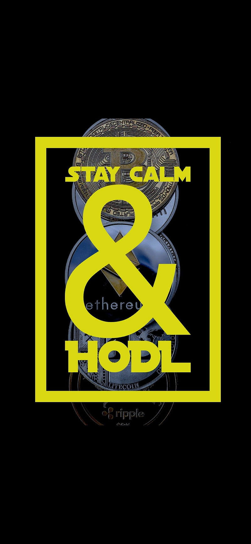 Stay Calm and Hold, 2021, binance, bitcoin, crypto, dogecoin, ethereum, ro, safemoon, uk, usa, HD phone wallpaper