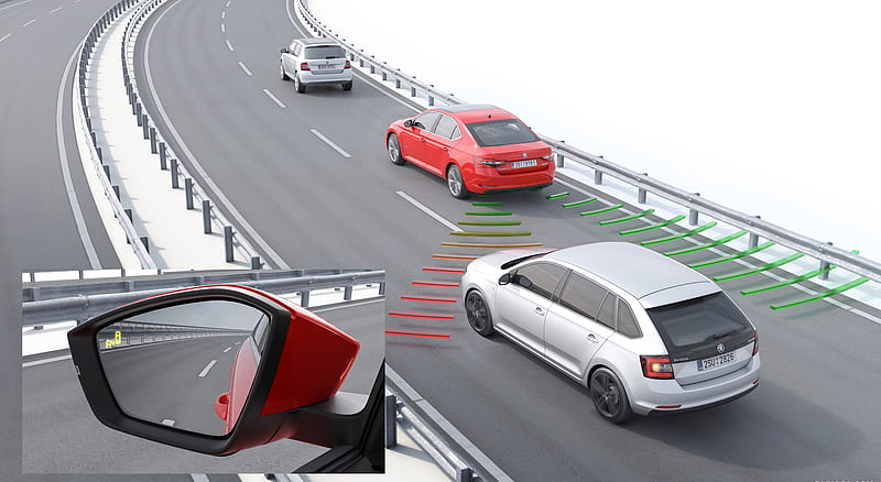 2016 Skoda Superb - Blind Spot Detect System , car, HD wallpaper