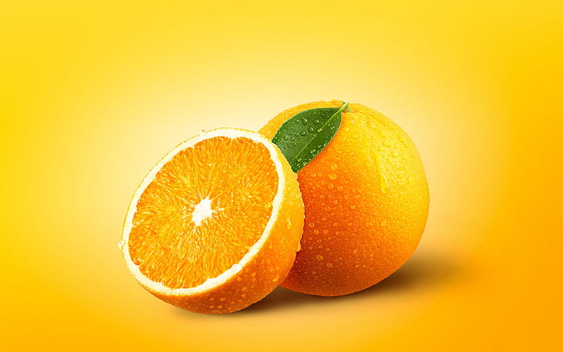 oranges fresh fruit, citruses, minimal, fruits, HD wallpaper