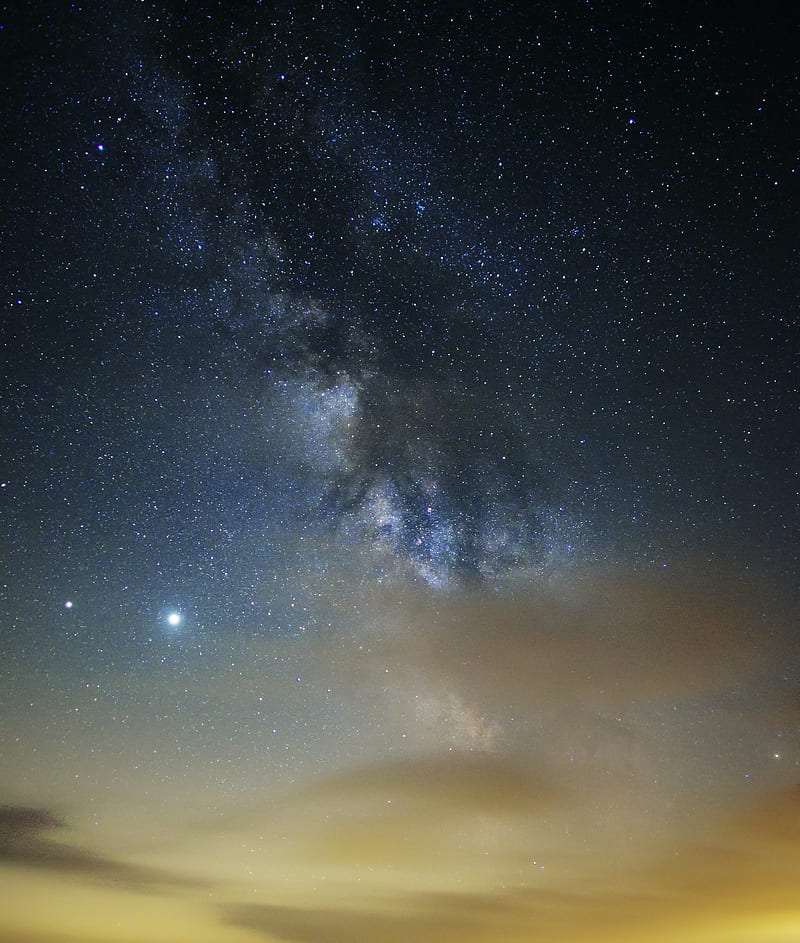 nebula, sky, stars, starry sky, HD phone wallpaper