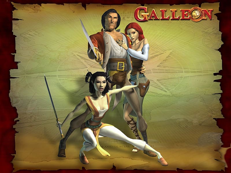 Video Game, Galleon, HD wallpaper