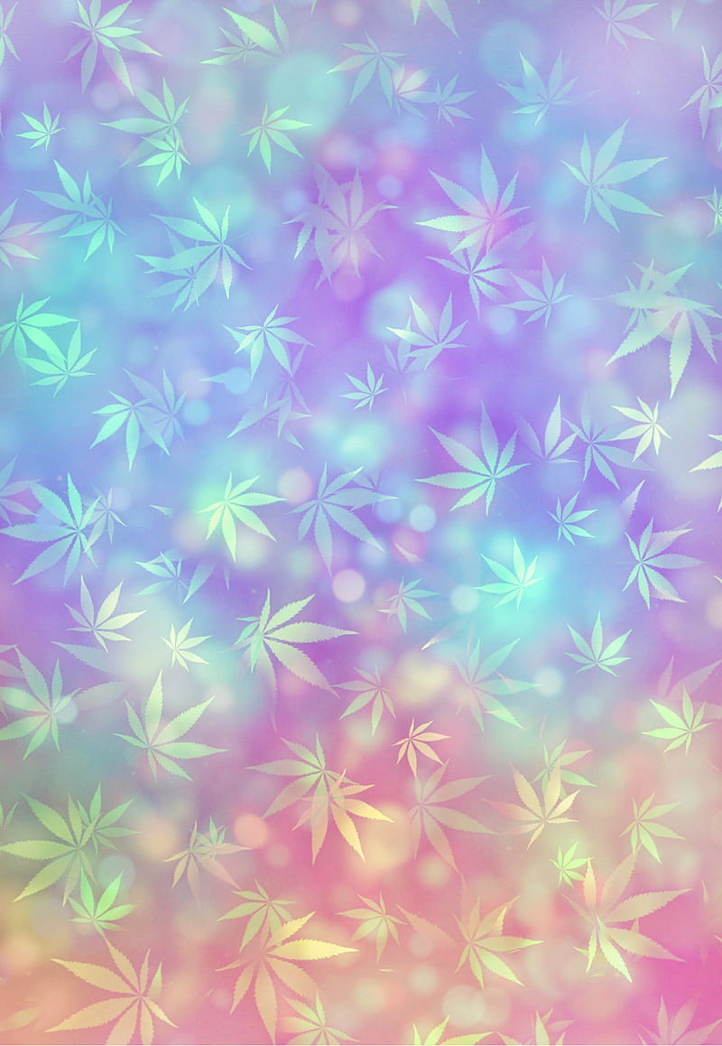 smoke trip, colorful, marijuana, pretty, HD phone wallpaper