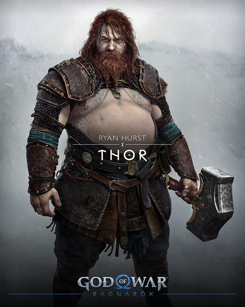 Thor (God Of War) - Desktop Wallpapers, Phone Wallpaper, PFP, Gifs