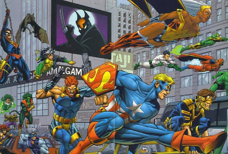 Nuclear Relámpago Comparable Amalgam Comics Alternate Universe, Super Soldier, Dark Claw, Nightcreeper, Spider  Boy, HD wallpaper | Peakpx