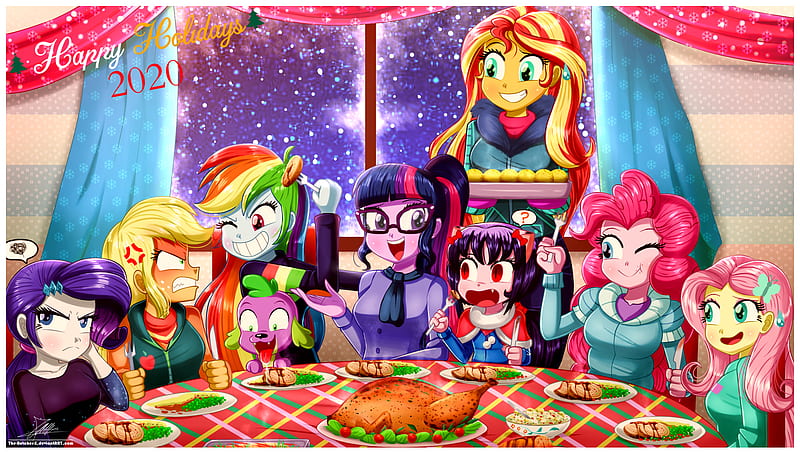 My Little Pony, My Little Pony: Equestria Girls, Sci-Twi (My Little Pony) , Pinkie Pie , Fluttershy (My Little Pony) , Rainbow Dash , Spike (My Little Pony) , Applejack (My Little Pony) , Rarity (My Little Pony) , Sunset Shimmer, HD wallpaper