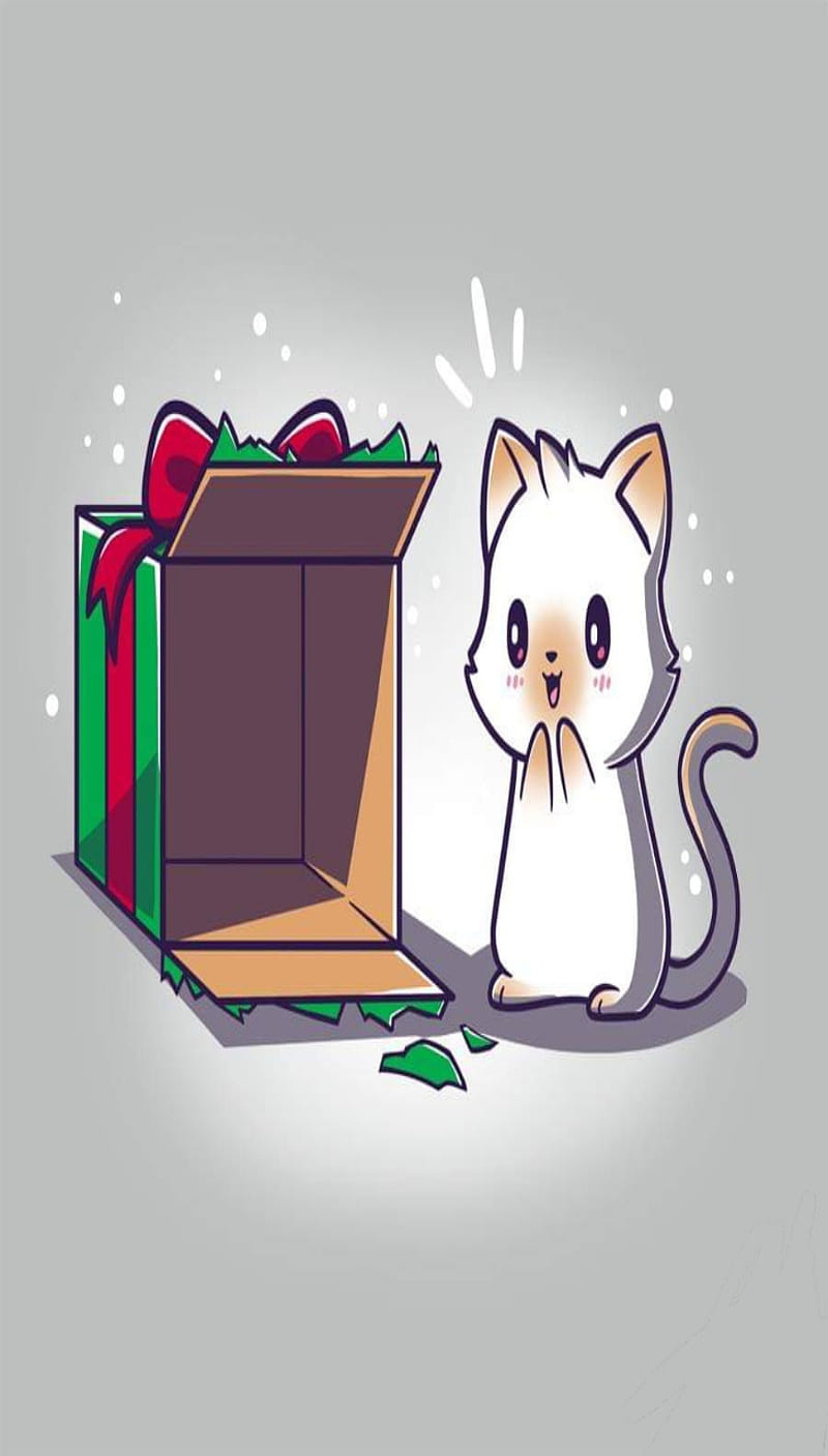 Cute Christmas Cat Wallpapers  Top Free Cute Christmas Cat Backgrounds   WallpaperAccess