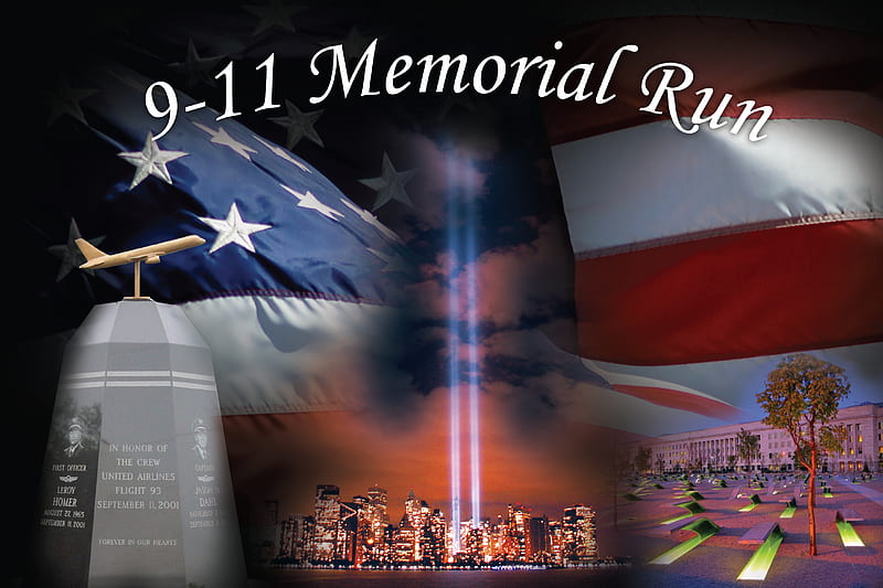 9-11 memorial, sept 11, new york, memorial day, flag, HD wallpaper