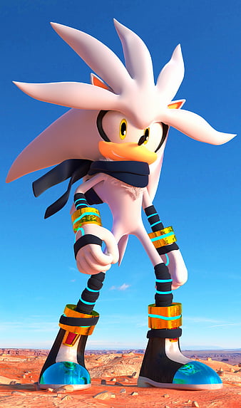 dark silver the hedgehog wallpaper