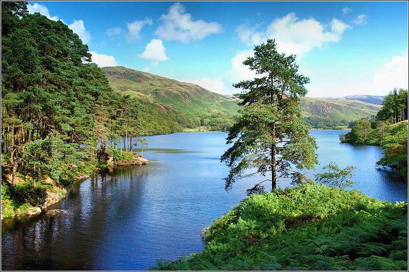 Scotland - Loch Trool 1, lakes, scotland, loch, lochs, HD wallpaper
