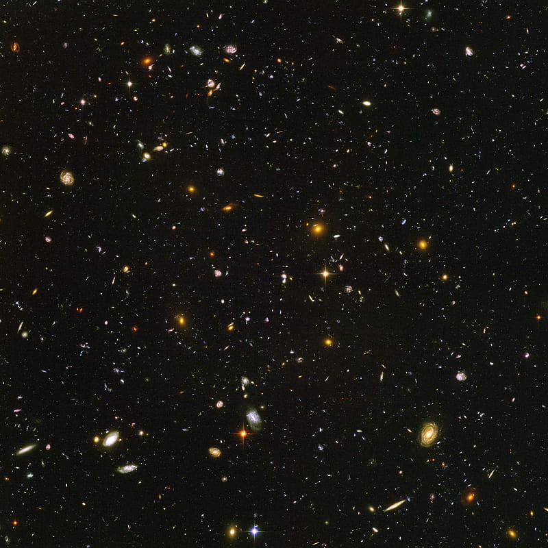 space, Andromeda, universe, galaxy, stars, sky, hubble space telescope, Hubble Deep Field, NASA, HD phone wallpaper