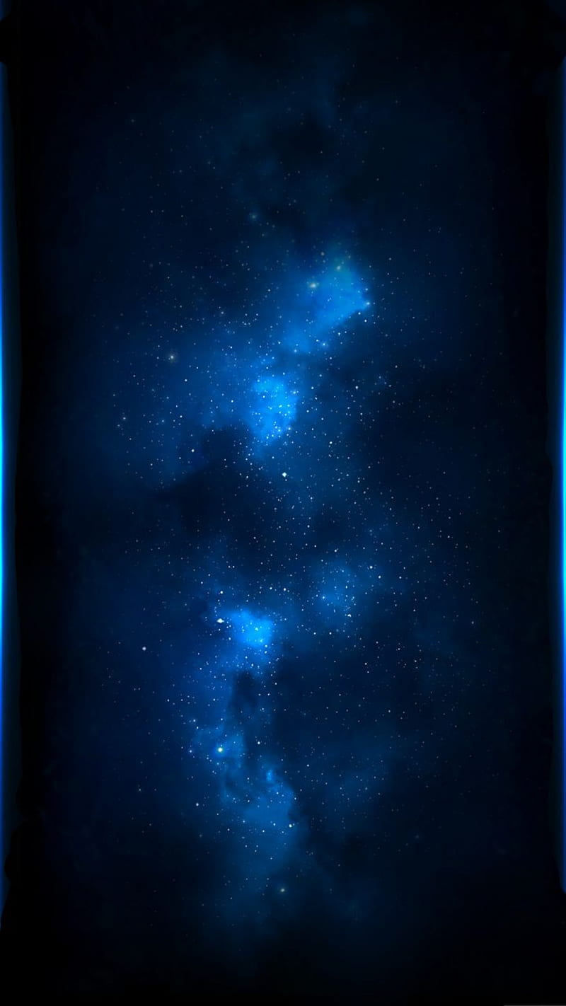 stars for s6 edge, black, blue, galaxy, galaxy s6, stars, space, HD phone wallpaper