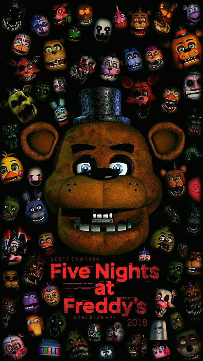 Five Nights at Freddy's Black Art Wallpapers - FNaF Wallpapers 4k