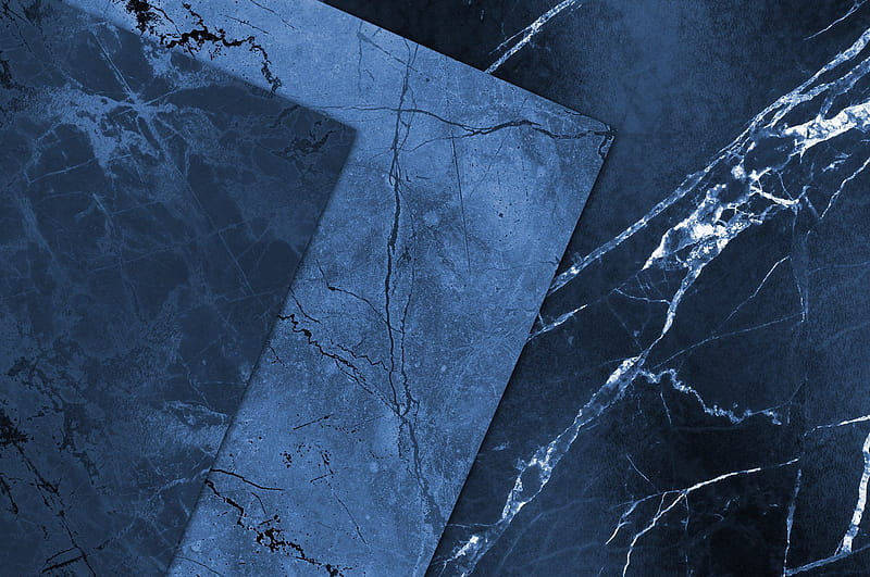 Navy Blue Marble and Stone Textures, HD wallpaper