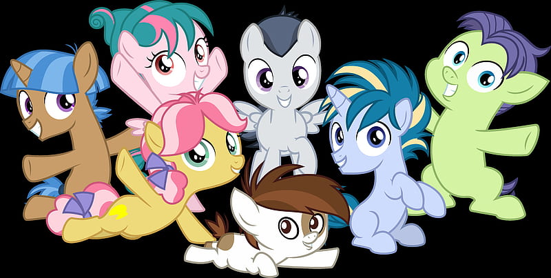 My Little Pony, My Little Pony: Friendship is Magic, Rumble (My Little Pony) , Skeedaddle (My Little Pony) , Pipsqueak (My Little Pony) , Tulip Swirl (My Little Pony) , Kettle Corn (My Little Pony) , Mocha Berry (My Little Pony), HD wallpaper