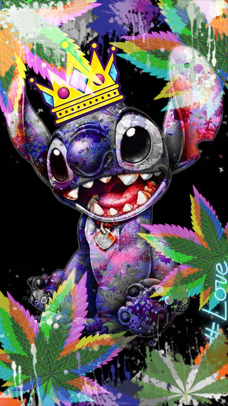 Doobs, dabs, doobies, marijuana, stitch, HD phone wallpaper