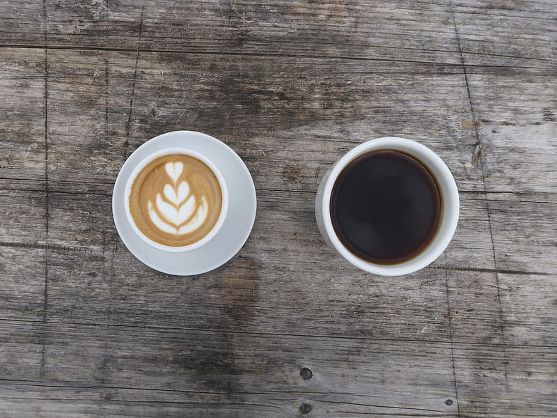 cappuccino, coffee, foam, drink, cup, HD wallpaper