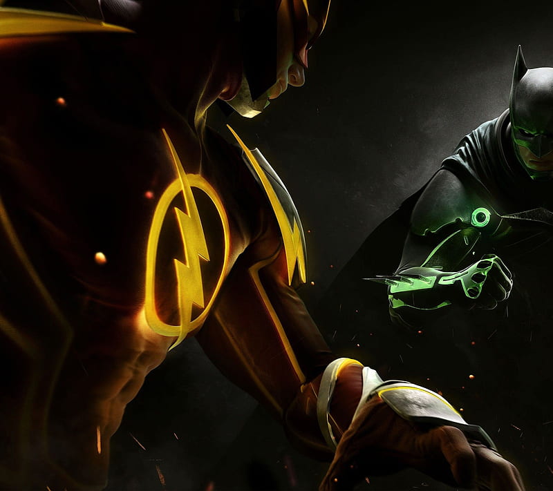 Injustice 2, batman, dc, flash, injustice, justice league, HD wallpaper