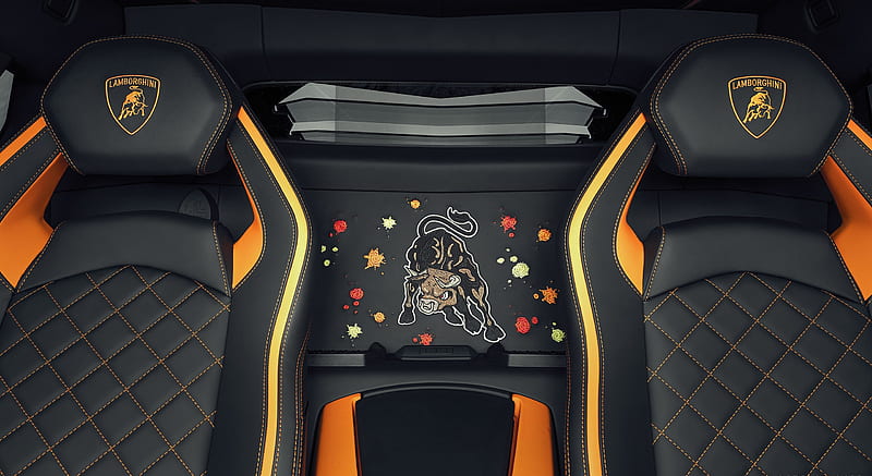 2019 Lamborghini Aventador S by Skyler Grey - Interior, Seats , car, HD wallpaper