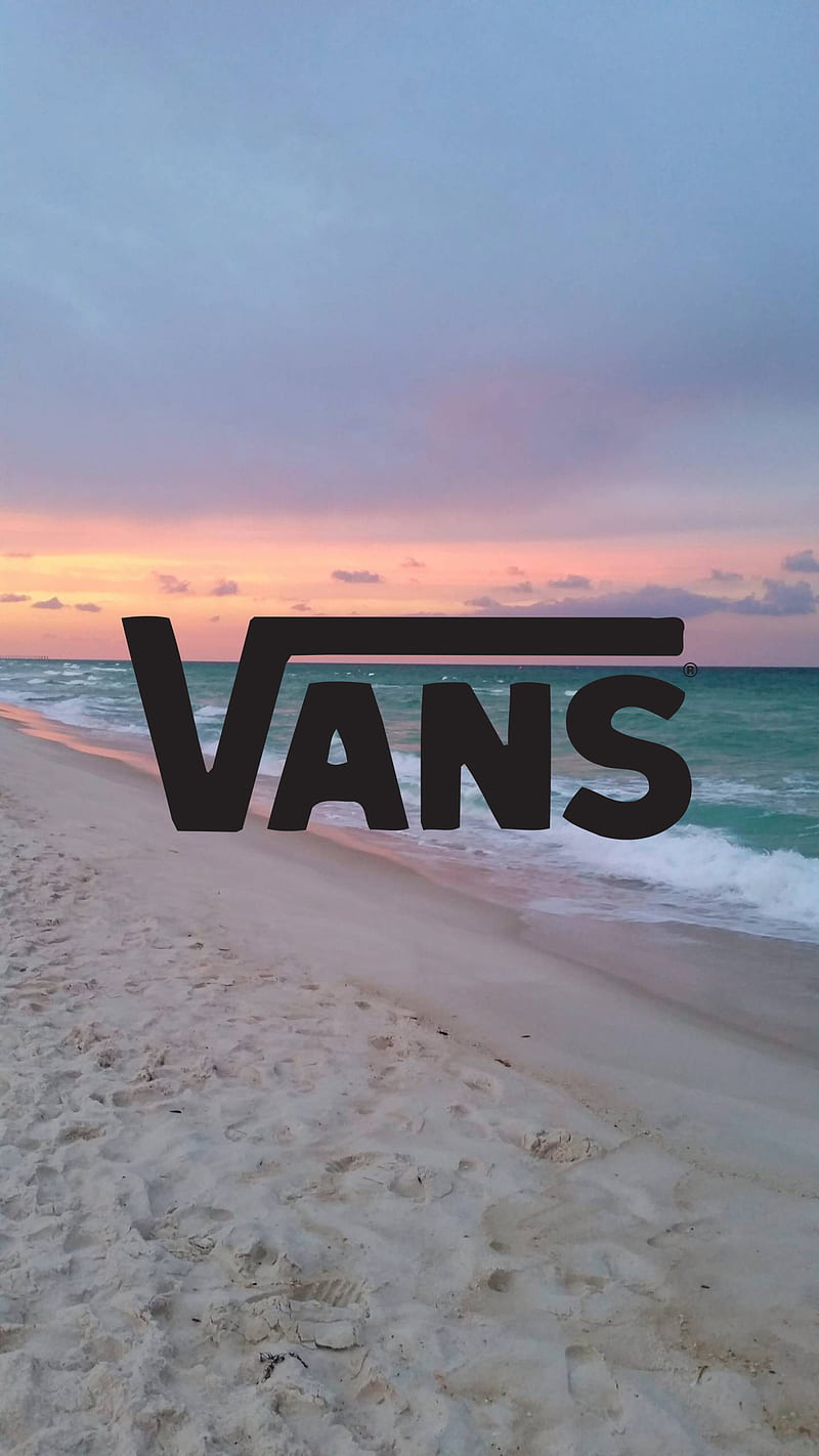 Vans Sunset Beach, beach, brands, logo, logos, nature, sunset, vans, HD ...