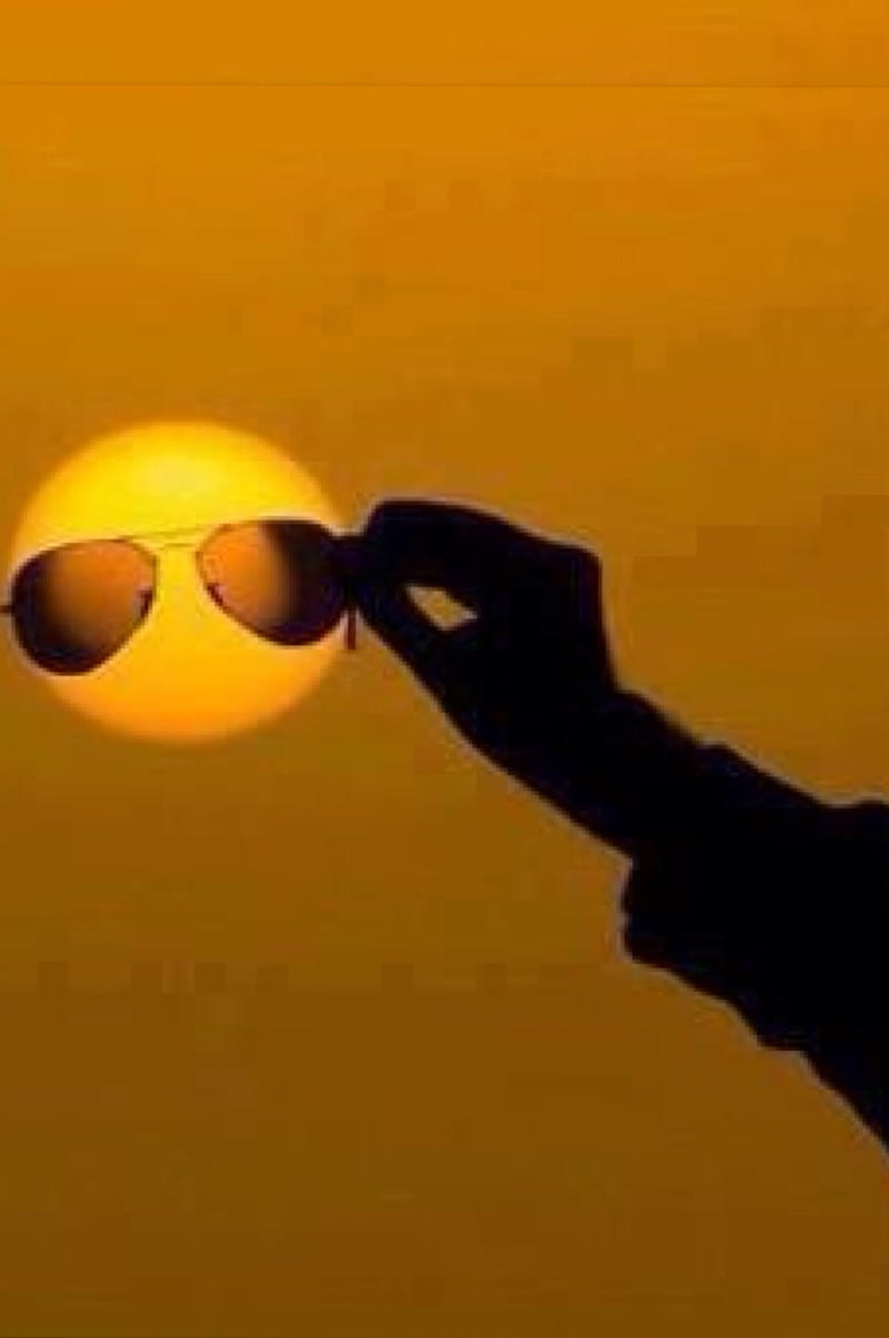 Sunglasses, click, glass, nice, sun, HD phone wallpaper