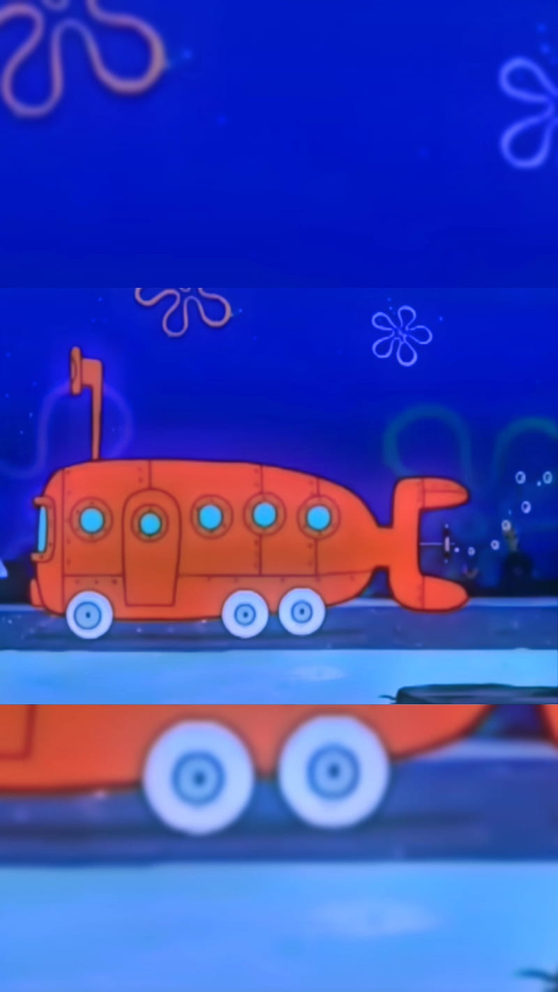 Spongebob Bus, cool, cute, funny, happy, lamborghini, meme, nick, spongebobsquarepants, HD phone wallpaper