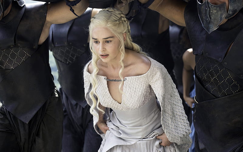 Game of Thrones, 2017, Season 7, Emilia Clarke, Daenerys Targaryen, HD wallpaper