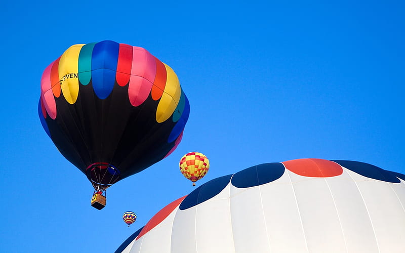 Hot air balloon rides, HD wallpaper