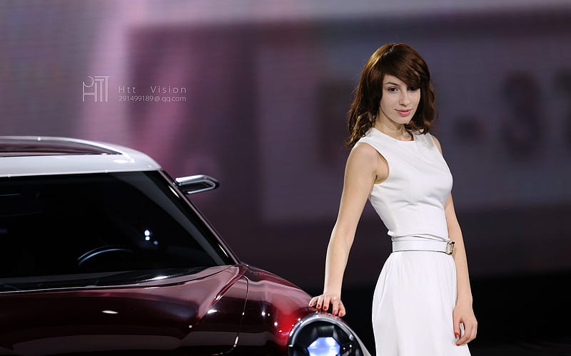 2012 Beijing auto show beautiful models, HD wallpaper