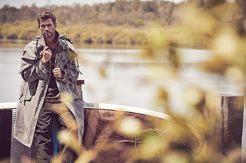 Actors, Chris Hemsworth, Actor, Australian, Coat, HD wallpaper