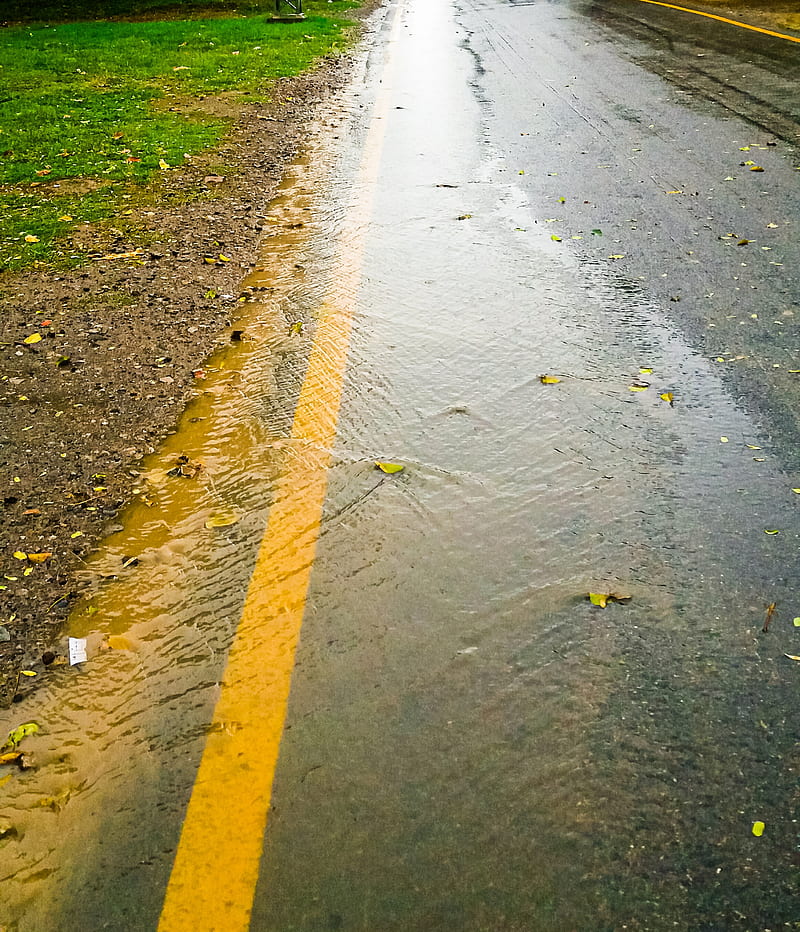 Muddy Road, rainy, roads, scenery, season, weather, HD phone wallpaper