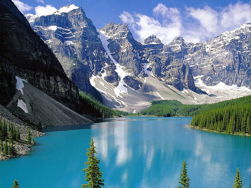 Moraine Lake, Banff National Park, Canada,, Banff National Park, Alberta, Moraine Lake, Canada, HD wallpaper