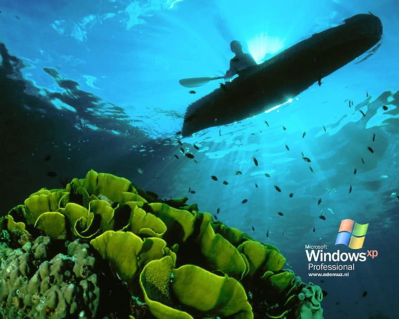 Windows XP, windows, boat, sea, HD wallpaper