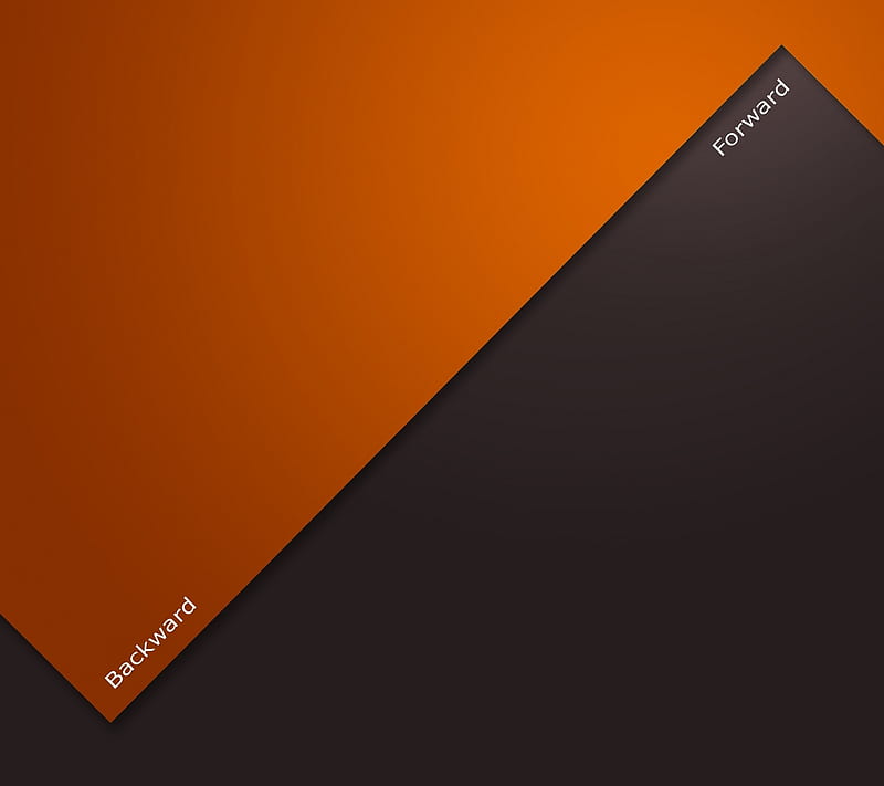 Forward Backward, back, black, command, orange, play, quote, HD wallpaper