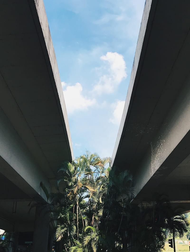 underside of a bridge, HD phone wallpaper