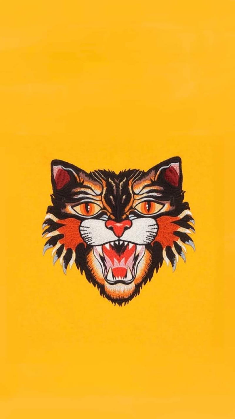 Buy Tiger Head Print Wallpaper Removable Peel and Stick Mural Online in  India  Etsy